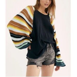 Free People oversized thermal top